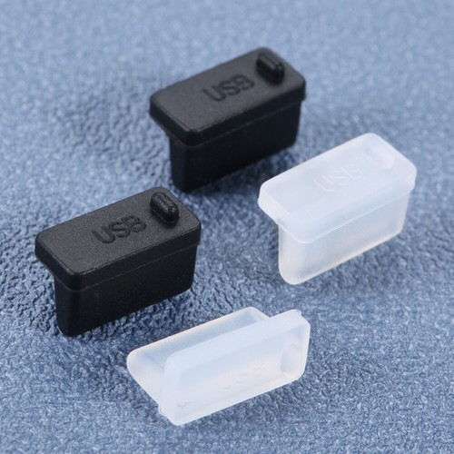 20Pcs Silicone USB A Type Female Anti Dust Plugs for PC Desktop Laptop Computer - Picture 8 of 14