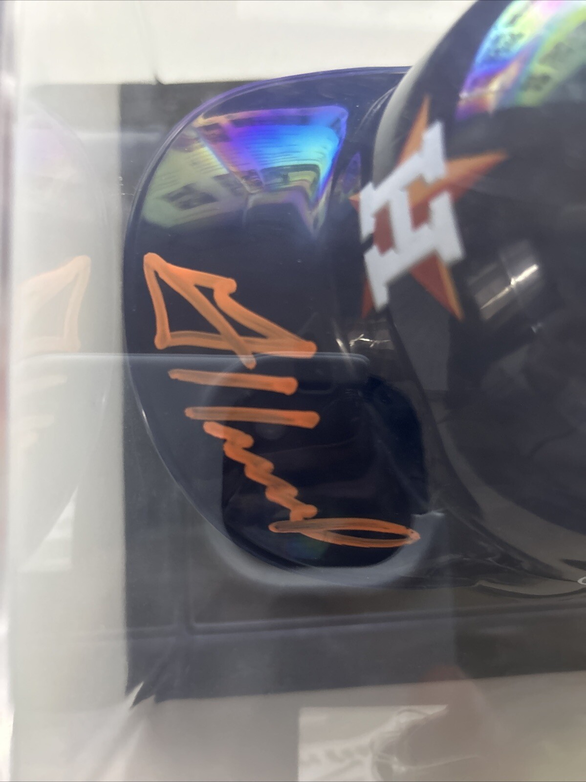 Jose Altuve Signed Mini Helmet 