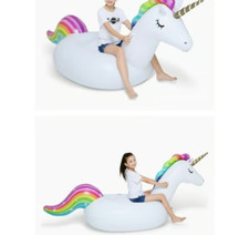 Wishtime Unicorn Baby Float Swimming Pool Inflatable 6m-36m 85cm White 6yrs