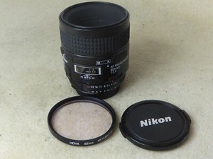 Nikon AF Micro Nikkor 60mm F2.8 Macro Prime Lens made in Japan + filter + cap
