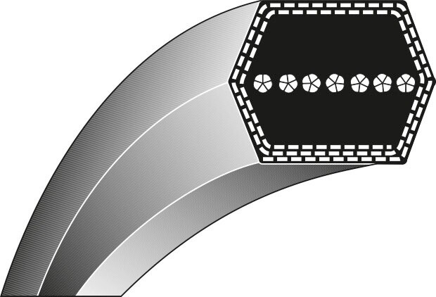 Rasenmäher-Antriebsriemen Kevlar – 1,27 Cm X 188 Cm, Für Snapper & Andere