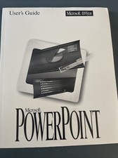 1990s Microsoft Powerpoint User's Guide Sealed New