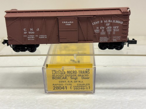 Micro trenes Kadee escala N MTL 28041 Central of New Jersey CNJ 17239 vagón de carga | Zustand: New