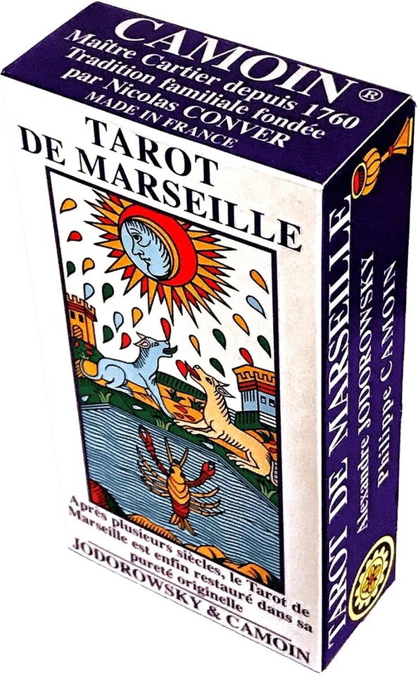 Tarot de Marseille qualité Jodorowsky jeu célèbres de 78 cartes AMOIN - Photo 2/4