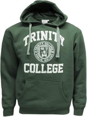 Traditional Craft Bottle Green White Trinity College Dublin Ireland Mesh Hoodie