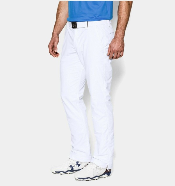 Under Armour Golf Men's Match Play Pants Straight Leg WHITE 32x32 | eBay