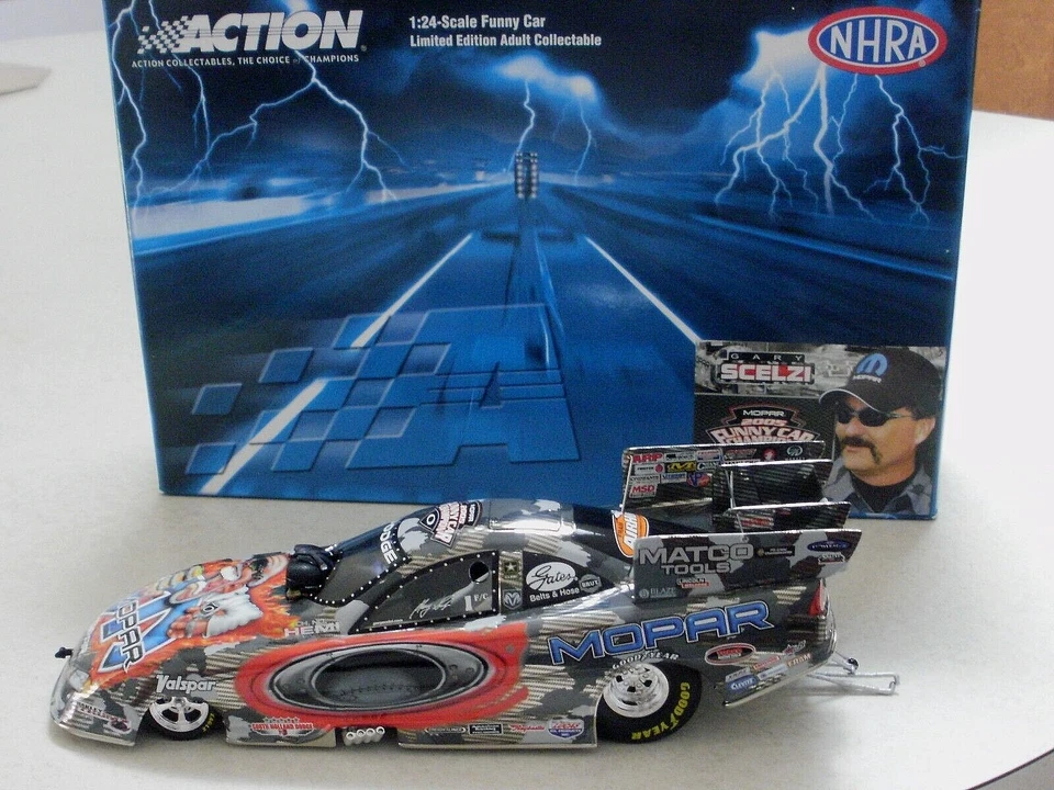 NHRA RCCA GARY SCELZI 1/24 2005 NHRA CHAMPION CHROME 1/333 #220 - Image 3 of 4