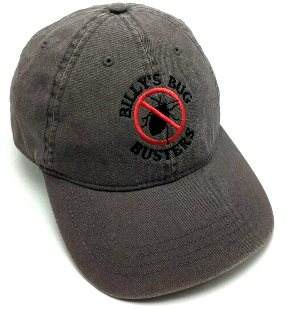 BILLY'S BUG BUSTERS hat gray adjustable cotton cap - image 1