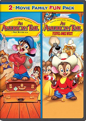 An American Tail 1 & 2 One & Two: Fievel Goes West (DVD, 2014) - NEW!!