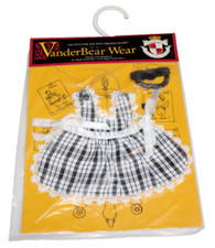 vintage VanderBear Wear Costume Pinafore & Headband Muffy & Hoppy NABCO NEW NIP