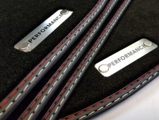 Tappetini Performance per Infiniti FX35 anno 2002-2008 velluto doppia cucitura logo