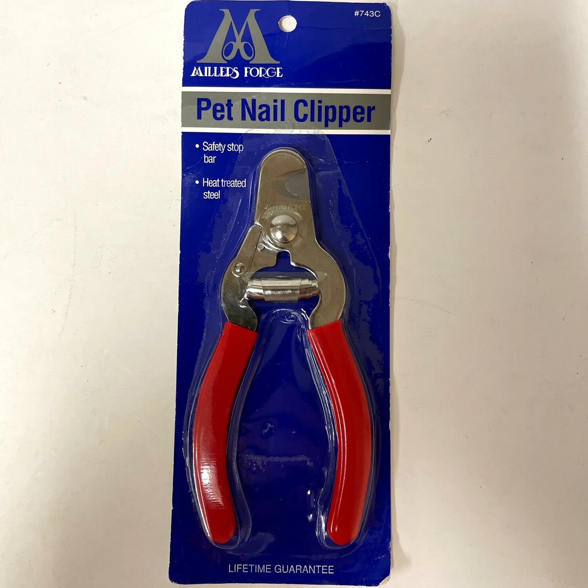 Millers forge nail clipper with store safety stop