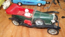 Vintage- Original 1920's Cragstan Bugatti, 1960's Plastic Toy Car