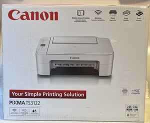 Nueva marca Canon PIXMA TS3122 Inalámbrico Impresora todo en uno por  inyección de tinta caja abierta sin Tinta | eBay