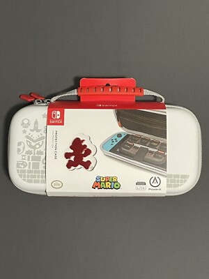New PowerA Nintendo Switch & Lite Red-Plated Running Super Mario Protection Case
