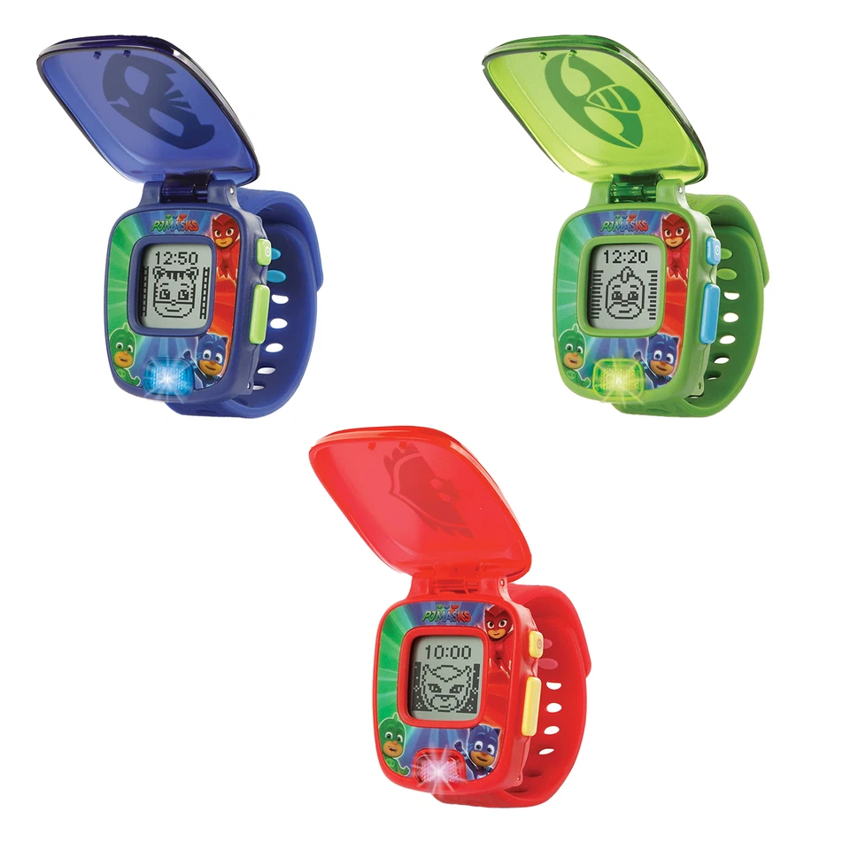Vtech PJMASKS Superlernuhr Gecko Catboy oder Eulette Lern- und Spielspass Uhr