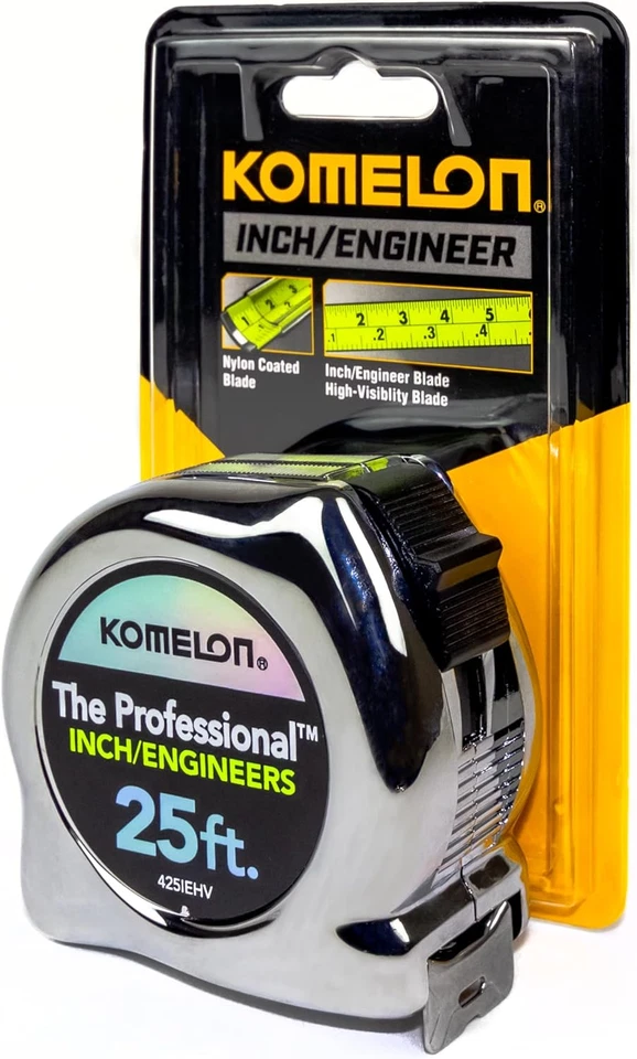 Komelon 425IEHV High-Visibility Professional Tape Measure Bother Inch and - Image 4 of 4