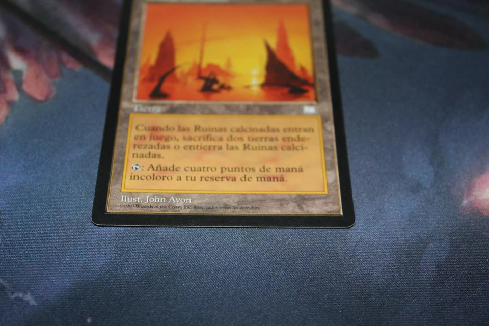 Scorched Ruins - Weatherlight - Rare Card - Spanish - moderately played - Image 3 of 4