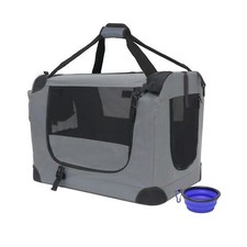 Large Cat Carrier 24"x16.5"x16.5" Portable Dog Crate for Small Medium Dogs Co...