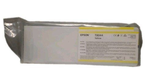 Genuine Sealed Expire 01 2023 Epson T8044 Yellow Ink Cartridge SureColor 700mL - 第 1/10 張圖片