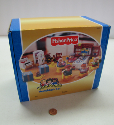 Fisher Little People 2003 Hanukkah Set MINT B8042 Complete for