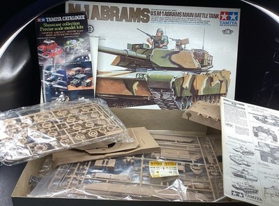 Tamiya U.S. M-1 Abrams Main Battle Tank 1:35 Scale Open Box - Unused