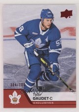 2020-21 Upper Deck AHL Exclusives 4/100 Tyler Gaudet #37 07pz