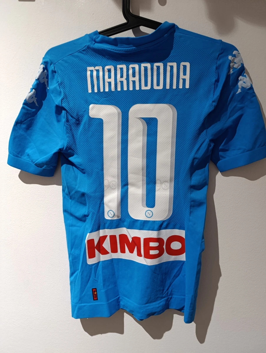 Maillot Foot Kappa SSC Napoli Domicile 2018/2019 - Bleu Ciel - Taille S - Occasion