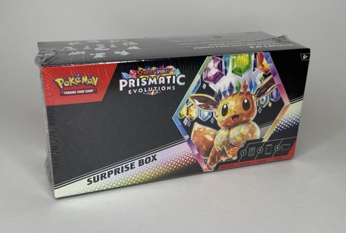 POKÉMON TCG Scarlet & Violet Prismatic Evolutions Surprise Box Factory Sealed