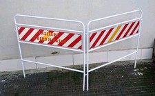 Recinzione barriera cantiere transenna segnaletica LASCIARE LIBERO IL PASSAGGIO 
