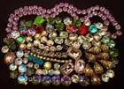 Rhinestone Costume Jewelry Lot Parts Vintage To Modern High Quality, Jewelry Art