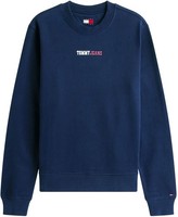 Tommy Jeans Damen Tjw Reg ESS Logo 2 Crew EXT DW0DW22362 Pullover Sweatshirt,