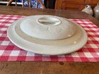 Antique Stoneware 8 Gallon Red Wing Petal Lid