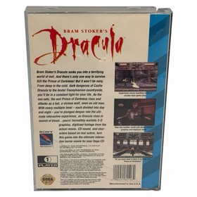 Bram Stoker's Dracula (Sega CD, 1993) CIB Complete w/ Manual + Reg Card Tested