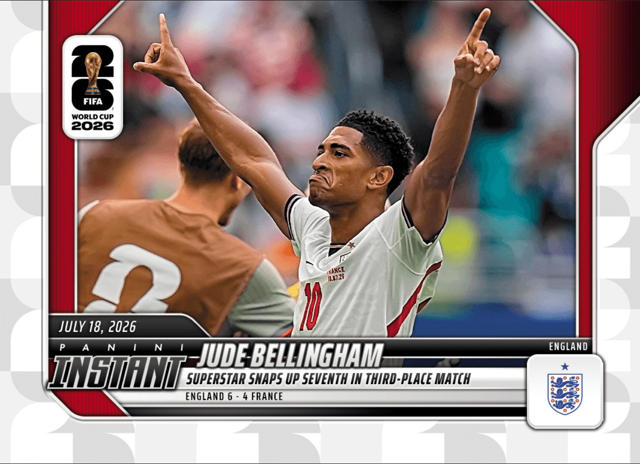 2026 Panini Instant FIFA World Cup Jude Bellingham #241 England Soccer Card