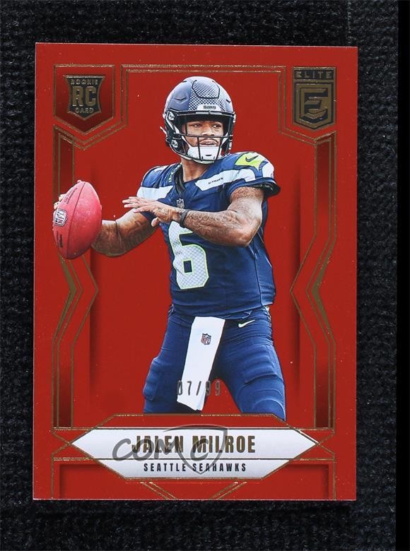 2025 Panini Donruss Elite Rookies Red 7/99 Jalen Milroe #131 Rookie RC ez6