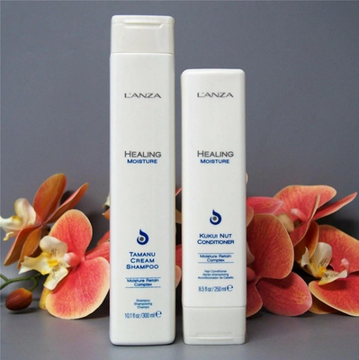 DUO Lanza MOISTURE Tamanu Cream Shampoo 10.1oz and Kukui Nut