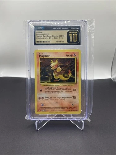 Magmar 006/034 Holo Charizard & Ho-oh Ex Deck CGC 10 PRISTINE 2023