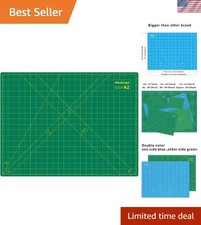 Double-Sided Crafting Mat, 24''L x 18''W - Perfect for Quilting Scrapbooking