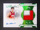 2024-25 Panini Flawless Reed Sheppard RC Rookie Auto Patch Green /5 FPA