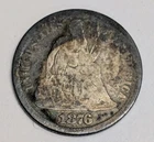 1876-CC Carson City Seated Liberty Silver Dime 10C Better Date
