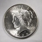 1925 Silver Peace Dollar UNC+ Coin AN476
