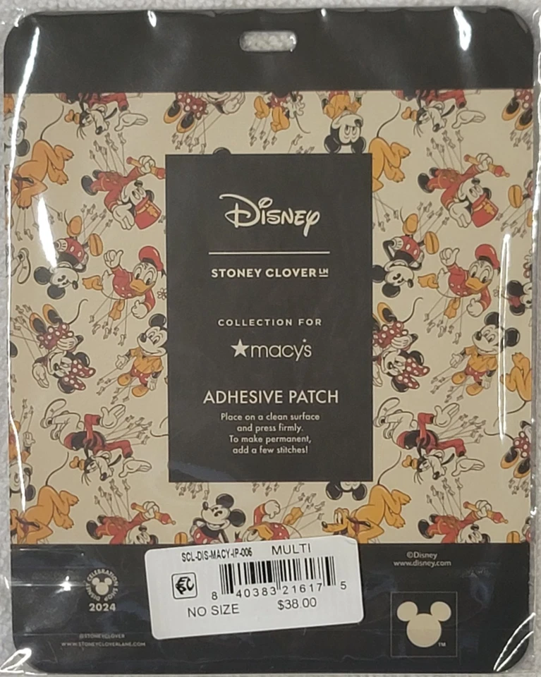 STONEY CLOVER LANE Disney Mickey & Minnie Balloon Parade Patch | NEW | FREE SHIP - Image 3 of 3