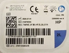 Resound  Surefit3-HP Receiver Size (2L-Left) BLSTR - US Seller/ fast shipping