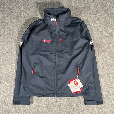 Helly Hansen Crew Hooded Sailing Jacket Disney Epcot Norway Navy XL 33875-597