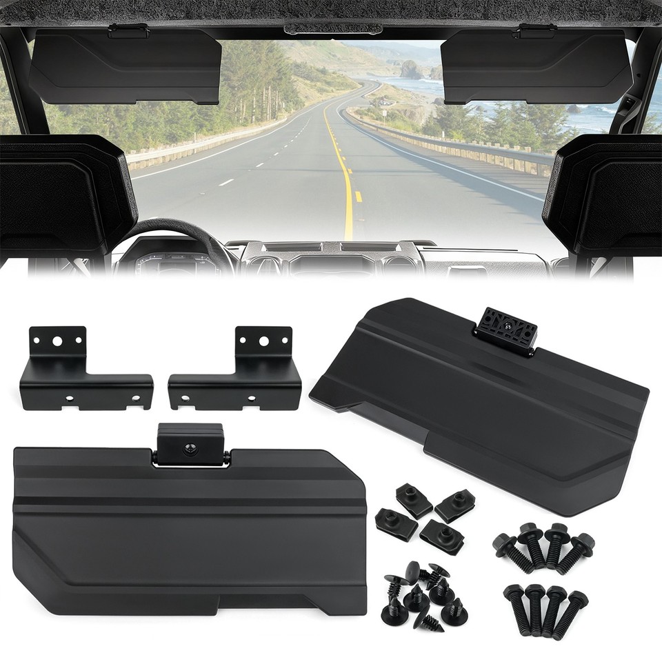 Set of Sun Visors 2890571 for 2024-2025 Polaris Ranger XD1500 & Ranger ...