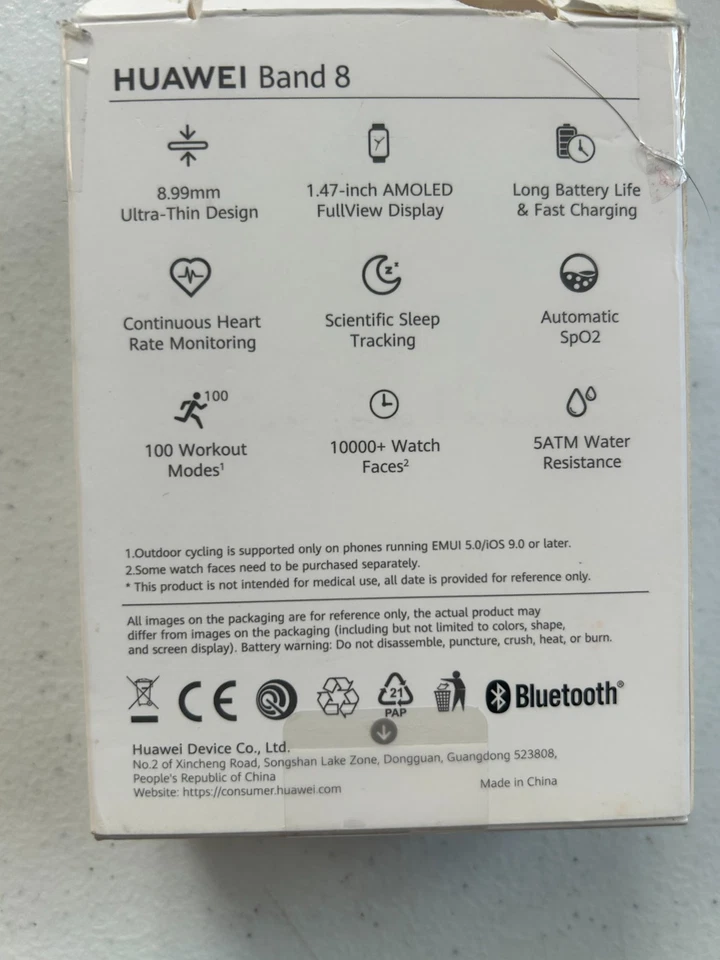 Huawei Band 8 Smart Watch Pink Thin Fitness Tracker Heart Monitor NEW EX-DISPLAY - Image 3 of 4