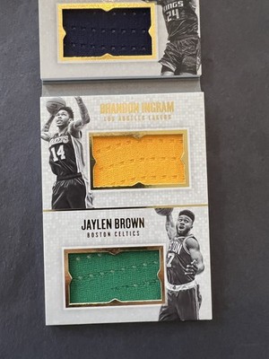 2016-17 Preferred Jaylen Brown Rookie Patch /149 Quad Brandon Ingram Buddy Hield