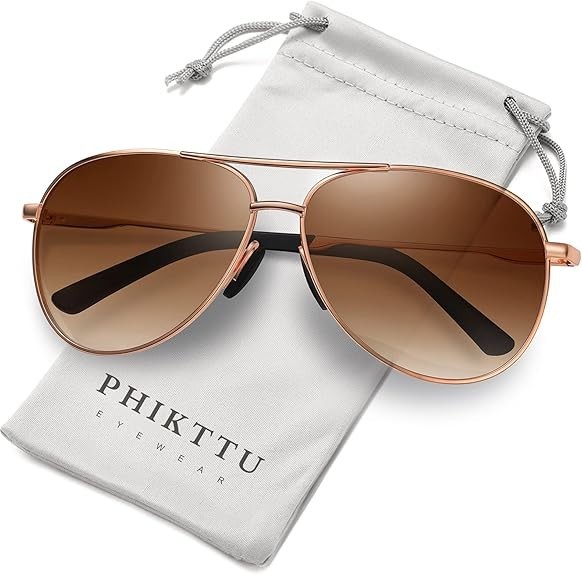 (QTY 160) Phikttu Classic Aviator Sunglasses for Men/Women Glasses Polarized