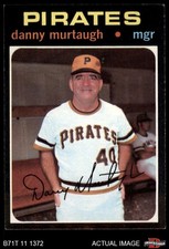 1971 Topps #437 Danny Murtaugh Pirates 6 - EX/MT